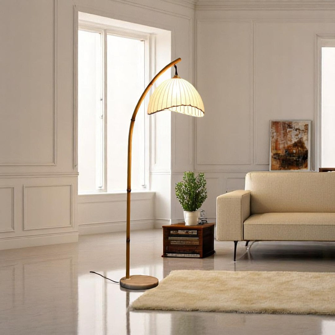 Boho Glow Arc Floor Lamp