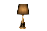 Elegant Floral-Print Ceramic Table Lamp
