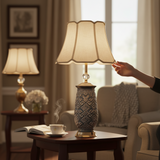 Classic Manor Ceramic Side Table Lamp