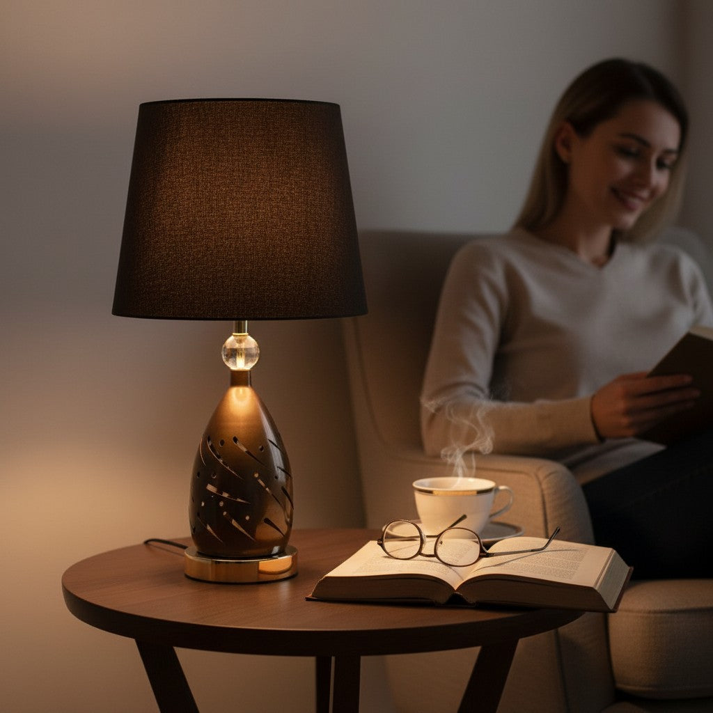 Alton Pivot-Dual Light Brass LED Lamp