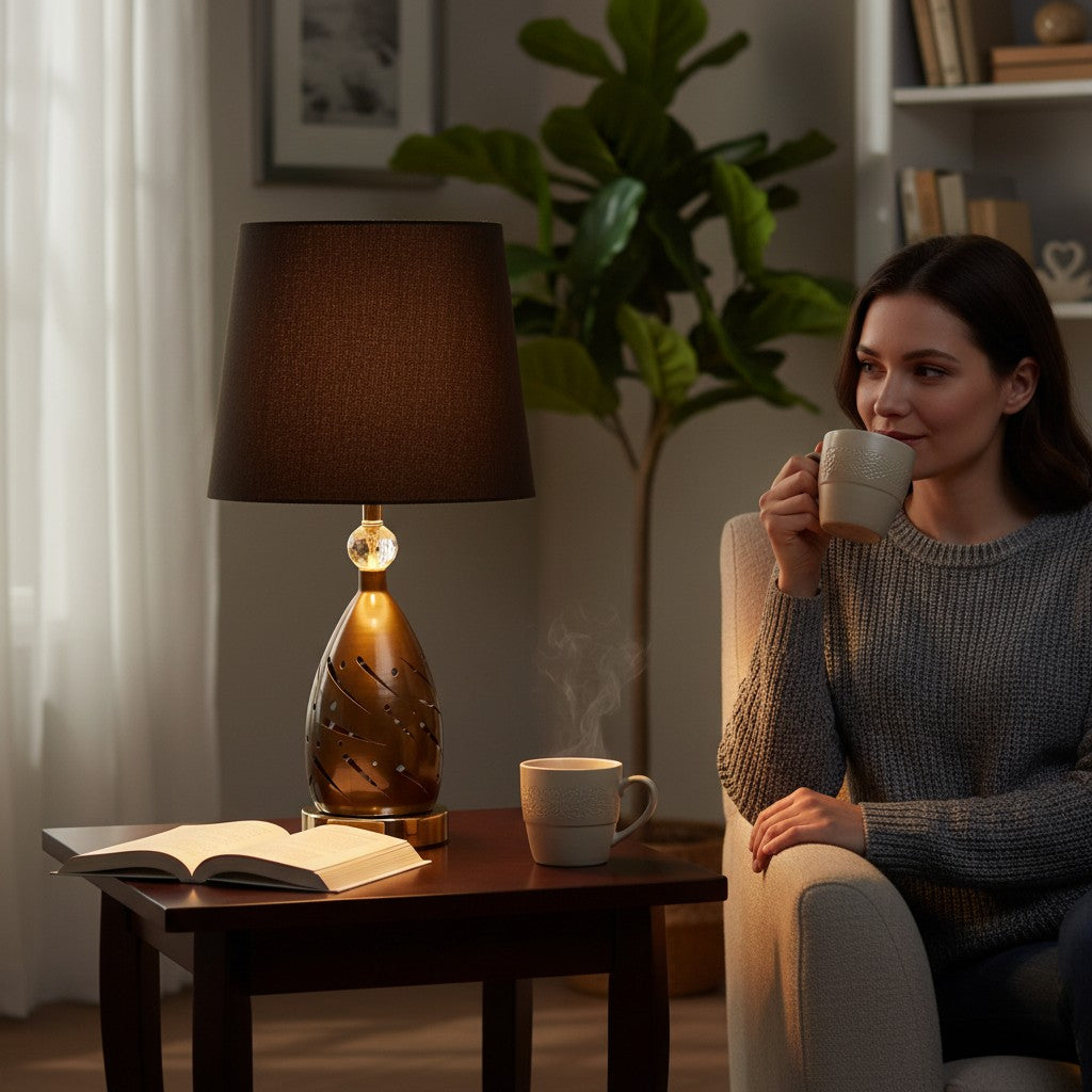Alton Pivot-Dual Light Brass LED Lamp
