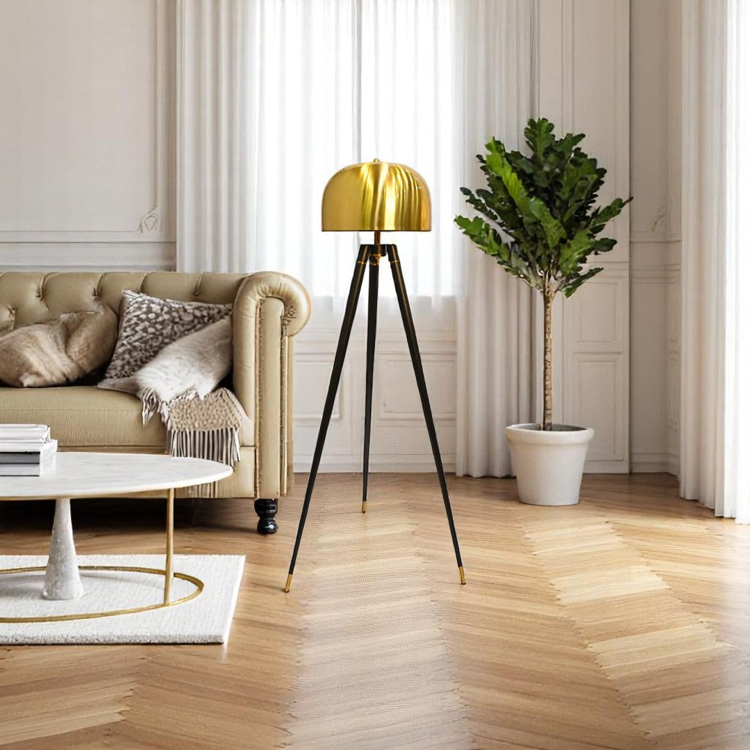 Latest TriLume Metal Tripod Floor Lamp (Full Sized Dome)