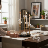 Antique Style Vintage Brass Candle Holder