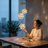 Crystal Lotus Aura Chandelier